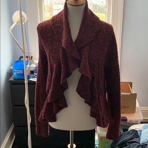 Beautiful Moda International Peplum Cardigan